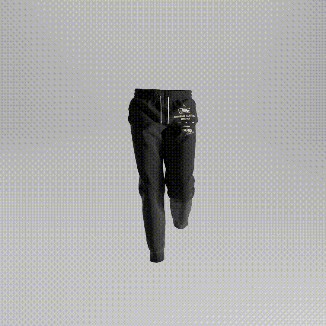 Calca 3D em movimento